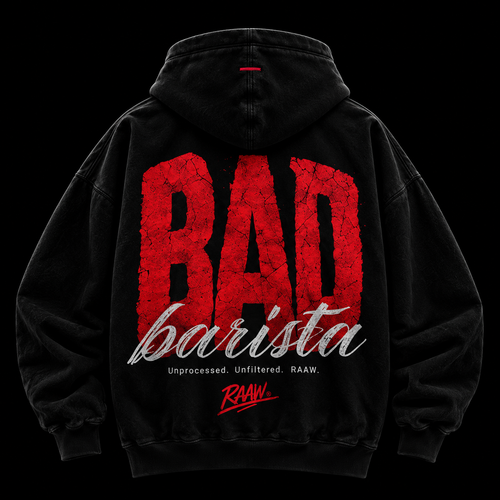 RAAW Bad Barista Hoodie sırt