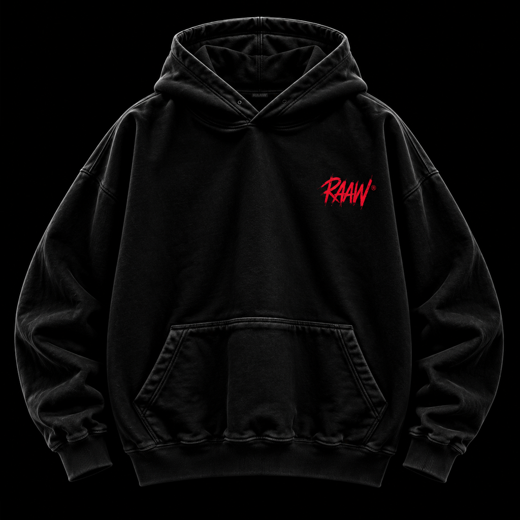 RAAW Bad Barista Hoodie ön