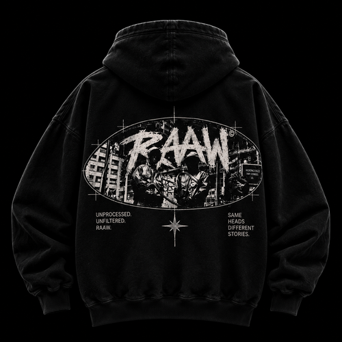 RAAW Block Hoodie sırt