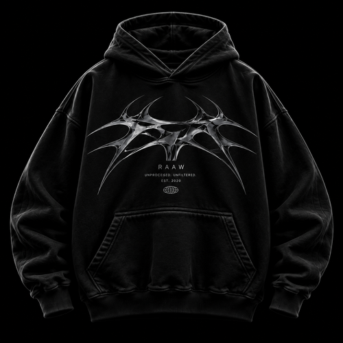 RAAW Chrome Hoodie ön