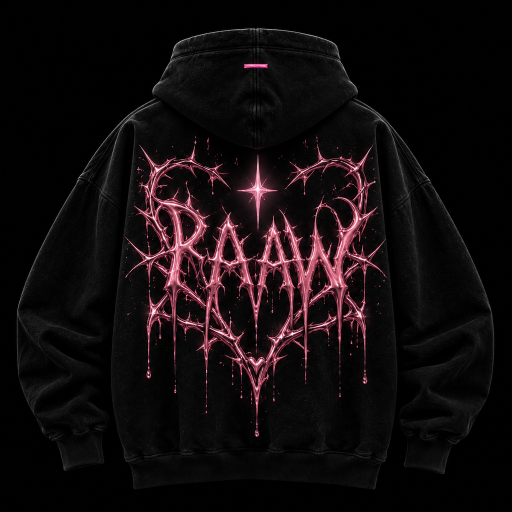 RAAW Heartless Hoodie sırt