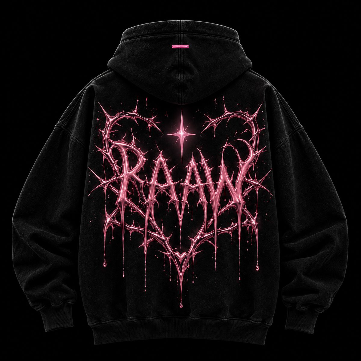 RAAW Heartless Hoodie sırt