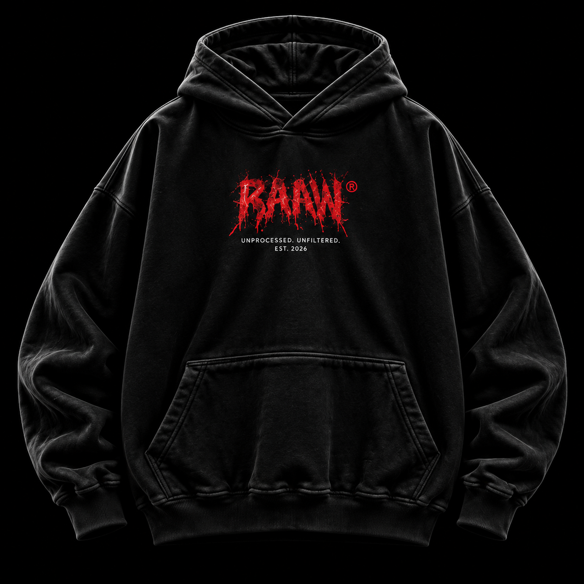 RAAW Lowlife Hoodie ön