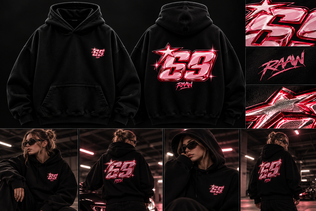 RAAW Sixnine Hoodie detay
