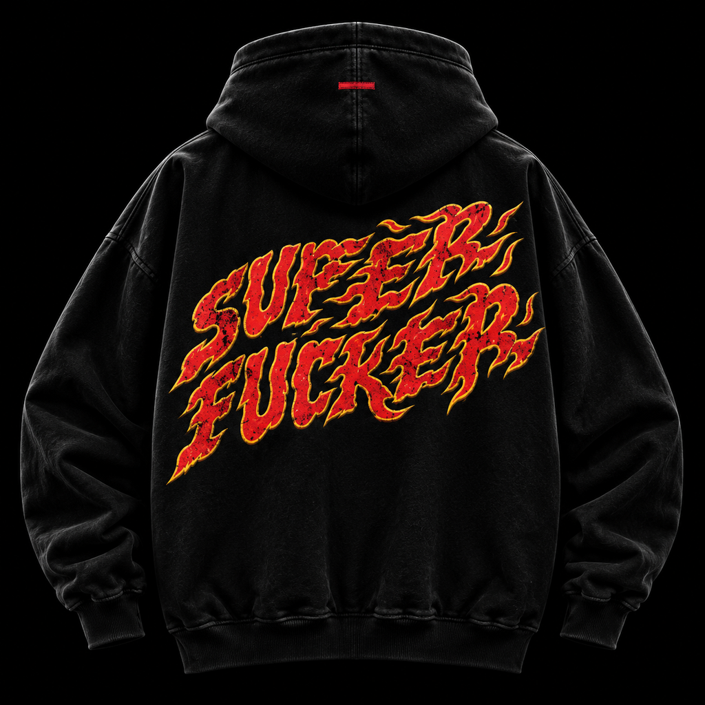 RAAW Super Fucker Hoodie sırt